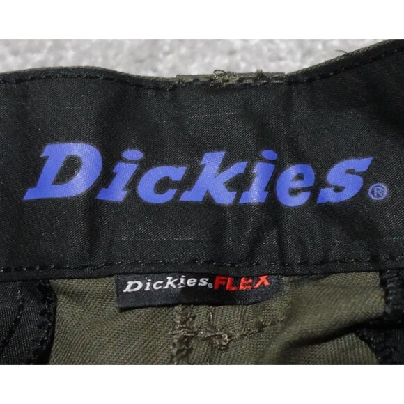 Dickies Flex Slim Straight Pants Men's Size30 x 32 Green Cargo Workwear - Picture 2 of 16
